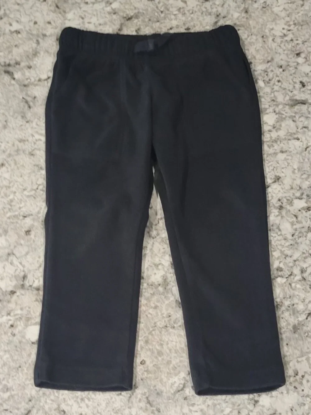 OshKosh B’gosh 3T Boys Black Fleece Pants Toddler Pull On Cozy Sweatpants